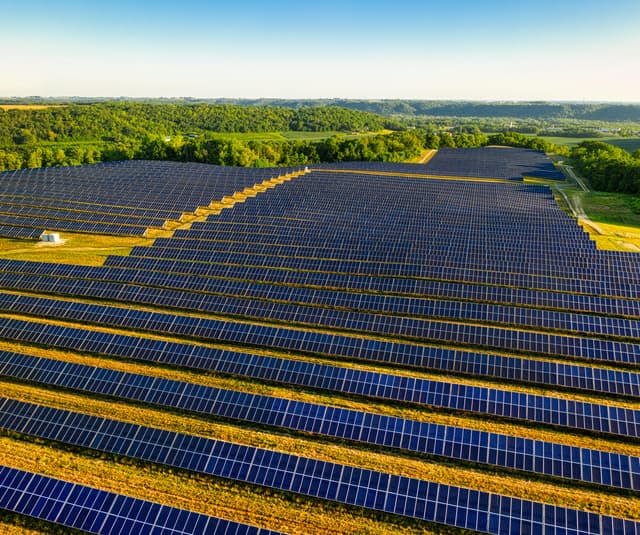Industrial & Commercial solar power plant.